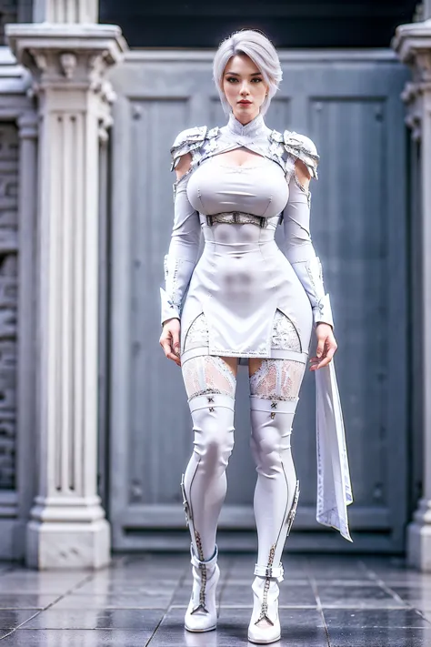 8k, HDR, ultimate-realistic texture, sharp texture, highres, best quality. Futuristic character, Full body,slim, tall and fit bo...