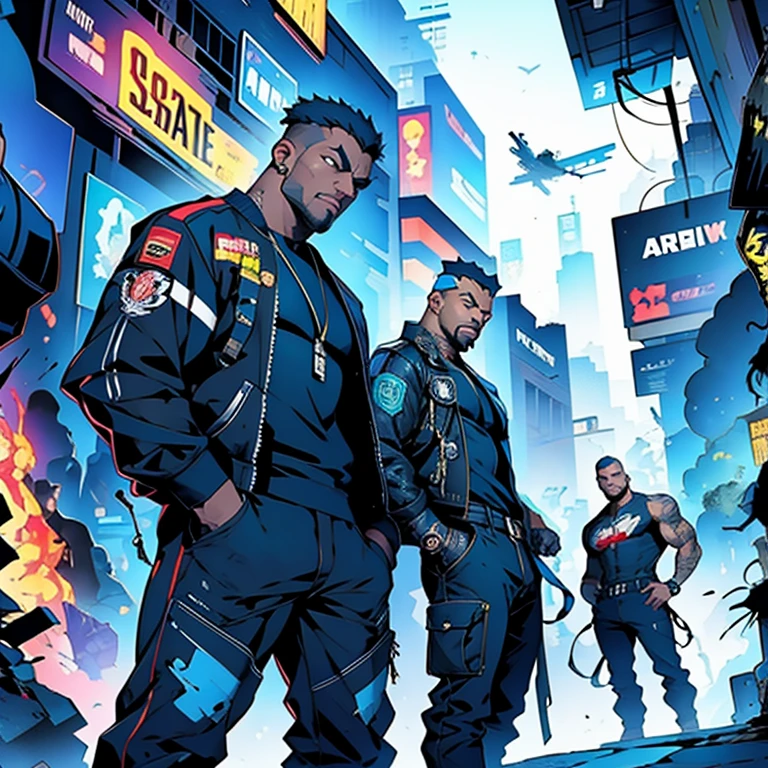 "Get ready for an adrenaline-fueled adventure with the 01 gangstar crew. With their unique blend of street smarts and futuristic technology, they are the ultimate team to take on any challenge. Join them on their latest mission and witness the stunning renderings of their epic battles."