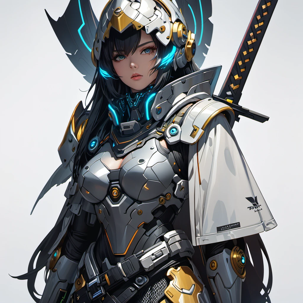 Wire Mesh、Close-up of a woman in armour standing in front of a sword, anime art wallpaper 4k, anime art wallpaper 4k, anime art wallpaper 8k, Anime Style 4k, 4K Detailed Digital Art, Highly detailed digital art in 4K, Amazing artwork in 8K, Beautiful art UHD 4K, Digital Cyberpunk Anime Art, rossdraws cartoon vibrant