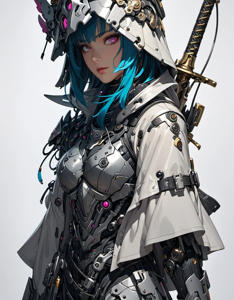 Wire Mesh、Close-up of a woman in armour standing in front of a sword, anime art wallpaper 4k, anime art wallpaper 4k, anime art wallpaper 8k, Anime Style 4k, 4K Detailed Digital Art, Highly detailed digital art in 4K, Amazing artwork in 8K, Beautiful art UHD 4K, Digital Cyberpunk Anime Art, rossdraws cartoon vibrant