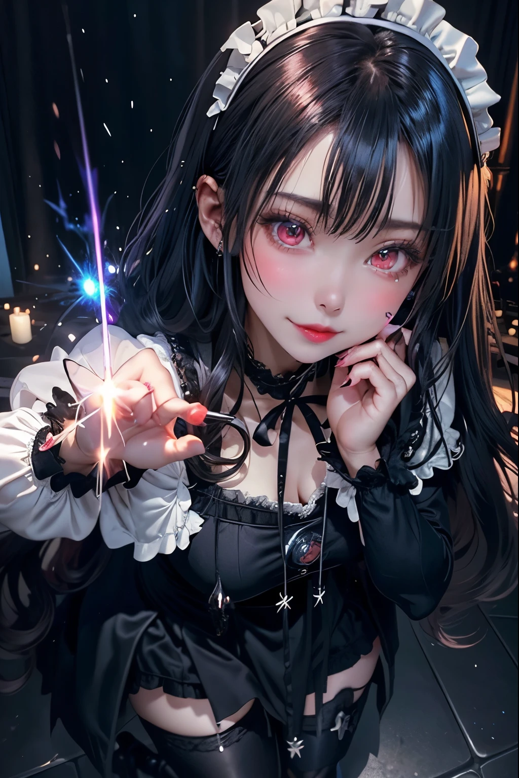 ハードDark Gothicメイク、my sanity、deep night sky、Horror、Black dark eyeshadow、cry、sad、Good skin radiance、Dark Gothicメイク、dark smile、palace、The beauty of fragrance、22 years ago、Expression of intense sexual pleasure、Embarrassed look、Dark Gothic、Obscene language、highest quality、View 5 books、Expression of sexual pleasure in suffering、Drunk face、紫のMaid clothes、Mysterious、Noble、A face that is holding back the toilet、Super sexy、Loving smile、Twin tail hair、jet black ruffle skirt、right blue eye, Left eye is red、Super bewitching pose、Platform Heel Shoes、Heavy makeup、Black lipstick、make the world beautiful、Gothic Lolita Clothing、A little slimmer、Silver Hair、Long Hair Straight Hair、Cute Gothic Lolita Dress、Beautiful Face、elegant features、Fascinating face、Knee-high socks、Stained glassが背景、Chest glistening with sweat、The room is dark、goth long dress、Bell Sleeves、Wizard Sleeve、decadent look、Sexually excited expression、gothic mode、Glossy thighs wet with water、Thighs that are wet and shiny with oil、Background of a room full of roses、sad表情、Rose Maiden、The embroidery is pink、The costume has pink embroidery、Thigh-high socks、Knee-high socks、Gentle expression、masturbation behavior、Dark black eyeshadow、despicable act、Stained glassと薔薇背景、Wearing black underwear、Black panties、thighs are a little thin、female duo、female couple、i have lesbian friends、hug a girl、A blue lightning bolt glows in his right hand.、Blue electromagnetic waves shine in my hands.、dark church background、Stained glass、black metal world、Dark Castle、Dark Room、Slender body、upright、walk、Are standing、gothic long dresaid clothes、Victorian dresses、Her thighs shine with a lot of sweat、My body is wet and shiny、Lots of glitter on the thighs、sweating、My thighs are sticky from sweating、Sweat glistens on the thighs, The whole body is sweaty and shiny、pretty sweaty、My thighs are sweaty、My thighs are so wet、My thighs are shining with sweat、A large amount of sweat shines all over the body、play the guitar、Legs are slightly slender、Holding a guitar、Live House Background、stage、