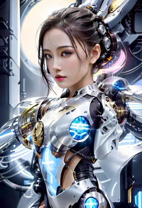 bio mechanical cyborg girl