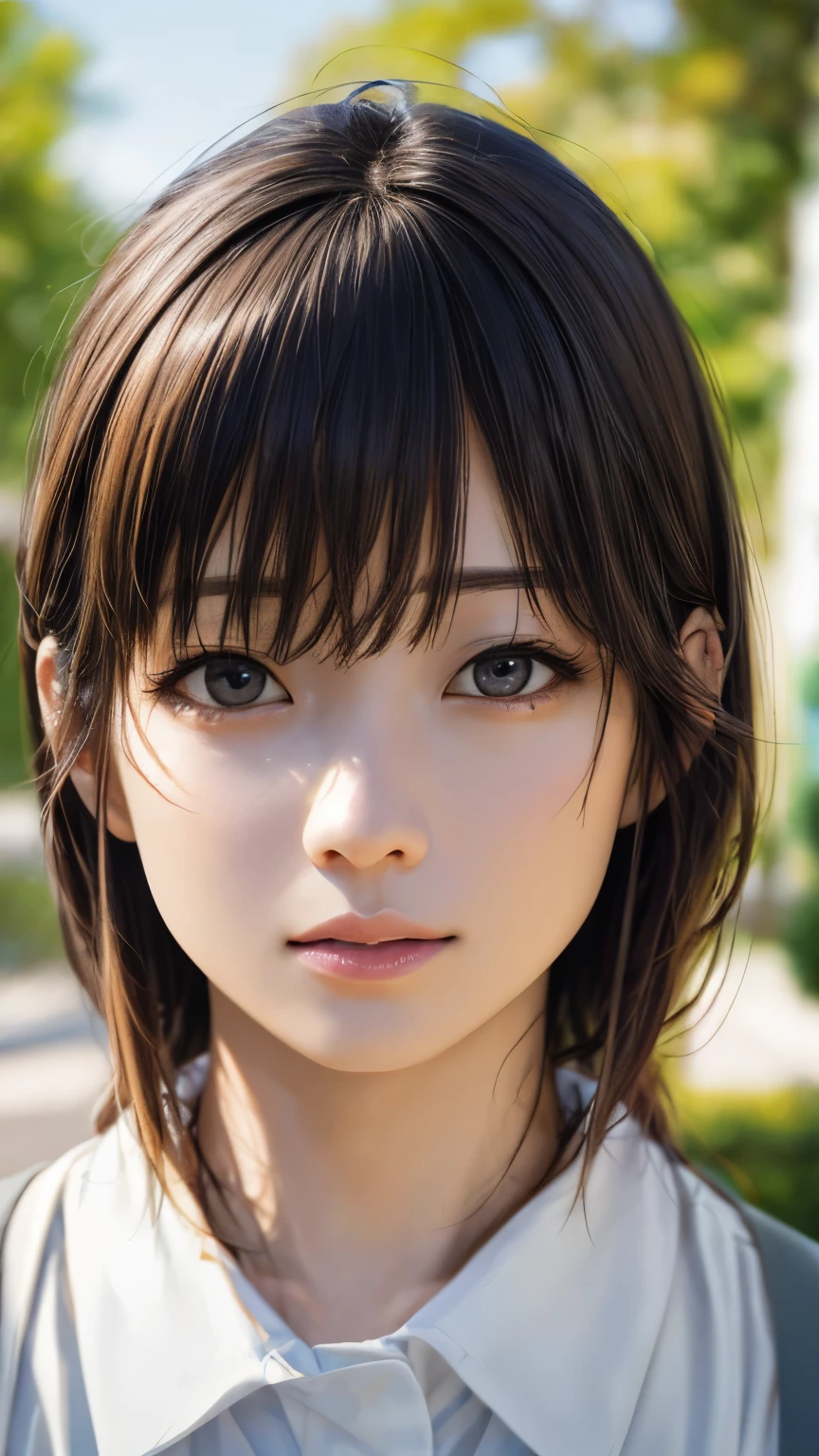 (hig彼st quality、8k、32k、masterpiece)、(Realistic)、(Realistic:1.2)、(High resolution)、Very detailed、Very beautiful face and eyes、1 girl、Round and small face、Tight waist、Delicate body、(hig彼st quality、Attention to detail、Rich skin detail)、(hig彼st quality、8k、Oil paint:1.2)、Very detailed、(Realistic、Realistic:1.37)、Bright colors、full body shot