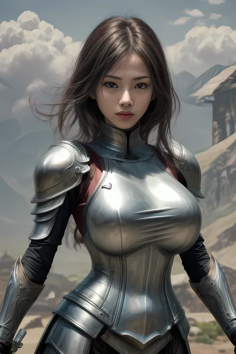 female swordsman in swordsman armor