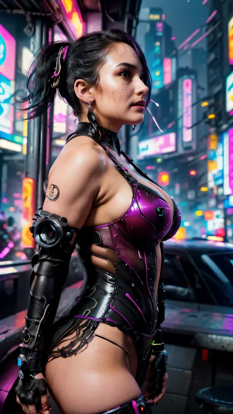 (((Cyberpunk))),ultra realistic 8k cg, picture-perfect face, flawless, clean, masterpiece, professional artwork, famous artwork,...