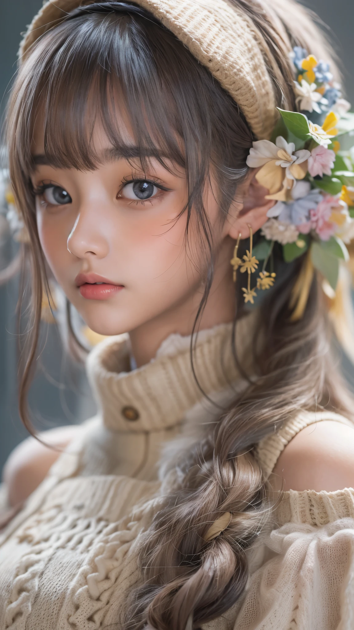 (highest qualityのディテール)、Realistic、8k Ultra HD、High resolution、(One Girl:1.2)、The Super detailed、High quality textures、Intricate details、detailed、Very detailed CG、High quality shadows、detailed Beautiful and delicate face、detailed Beautiful and delicate eyes、Depth of written boundary、Ray Tracing、20th Generation、Cute K-Pop Girls、(The Face of Ulzan in Korea)、Narrow Face、(ulzzang-6500-v1.1:0.6)、Purelos Face_v1、Glow Eyes、Perfect body、 View the viewer、(highest qualityのディテール:1.2)、Realistic、8k Ultra HD、High resolution、(One Girl:1.2)、The Super detailed、High quality textures、Intricate details、detailed、Very detailed CG、High quality shadows、detailed Beautiful and delicate face、detailed Beautiful and delicate eyes、Depth of written boundary、Ray Tracing、20th Generation、Cute K-Pop Girls、(The Face of Ulzan in Korea)、Narrow Face、(ulzzang-6500-v1.1:0.6)、cheek、glossy lips、、high resolution, Best image quality, highest quality, Photorealistic, Super detailed, Photo Real, 4K 8k Ultra HD Full Color RAW Photos, Fujifilm(Medium format), hasselblad, Carl Zeiss, Incredible dynamic range photography(utility_art：Smoose-768:1.1),High resolution, High pixel count, Clear detailed, Clear images, Natural color reproduction, noise reduction, High fidelity, quality, Software Improvements, Upscaling, Optimized Algorithms, Professional-level retouching,

1. Oversized coat:

The coat is、Choose an oversized design that covers from shoulders to knees.。Color is classic navy or black、or warm khaki or beige, wait.、Choose colors that match the season。
2. Knitted sweater or turtleneck:

To protect yourself from the cold、Choose a knitted sweater or turtleneck。Match the texture and color of the knit to the coat.。
3. Wide leg pants:

For pants, Choose a wide-leg design、Combines ease of movement and style。Denim in dark tones or black trousers will look good.。
4. Knee-high boots:

What is included in an oversized coat、Pair with knee-high boots that cover your ankles and calves。Boots are black or dark brown and chic.、Gives a stylish impression。
5. With accessories:

Choose simple gold or silver accessories、Add elegance to your outfit。for example、Long necklaces and large earrings are recommended.。
6. Handbags:

Handbags、Choose a color that matches the tone of your outfit.。Shoulder bags and tote bags are convenient and stylish。
7. Makeup and hairstyle:

Makeup, Choose natural colors to flatter your skin。Wavy Hair、By creating loose curls、Appeal to softness。