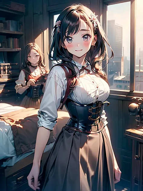 (((masterpiece)))、((highest quality))、(Super detailed)、(CG illustration)、(so beautiful ))、cinematic light、(((1 Mechanical Girl))...