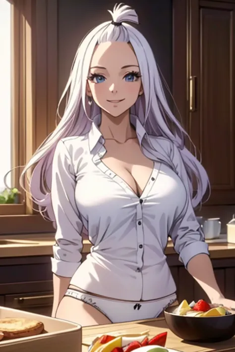 (best quality,4k,8k,highres,masterpiece:1.2),ultra-detailed,realistic,photorealistic:1.37,  mirajane strauss with a beautiful sm...