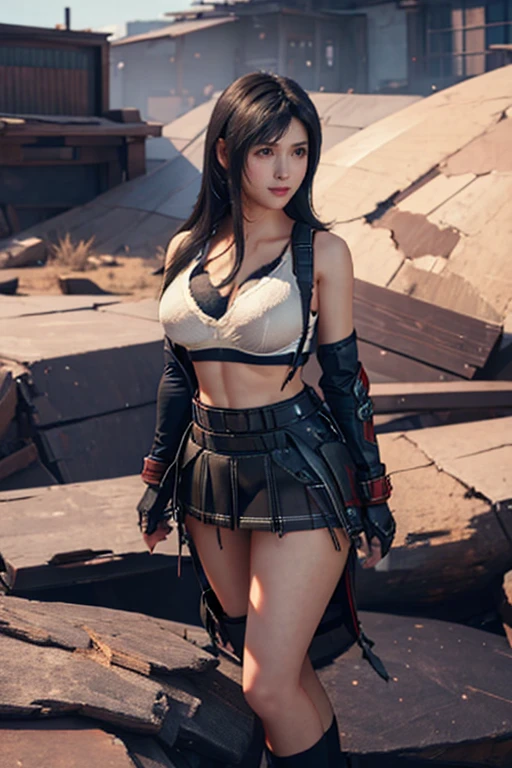 nsfw,{{{masterpiece}}}, {{{best quality}}}, {{ultra-detailed}}, {{an extremely delicate and beautiful}}
, Tifa, 20 years old, huge breast voluptuous breasts, gigantic breast, breast focus
BREAK , (torn bra:1.4), (torn skirts:1.4), nipples visible