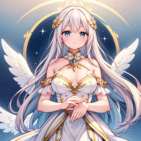 best quality,ultra-detailed,two beautiful angel friends,soft glowing light,angelic wings,ethereal beauty,heavenly atmosphere,lov...