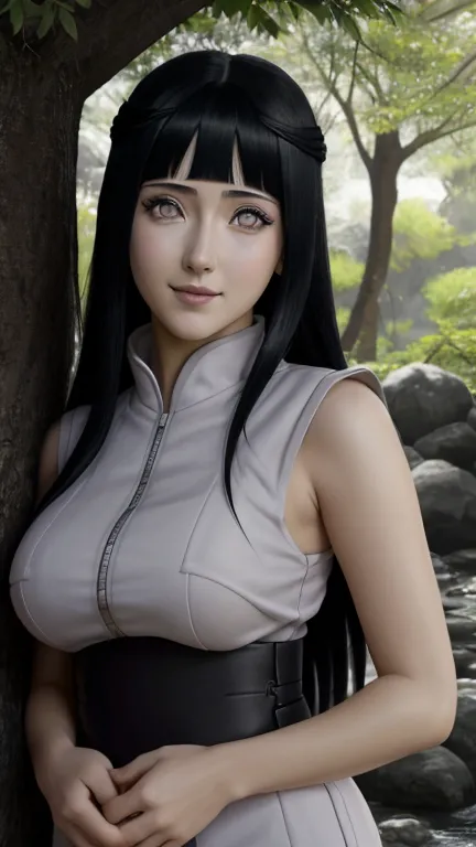 En el cautivador mundo de Naruto Shippuden, existe la encantadora figura de Hinata Hyuga, su cara es bella y realista sus ojos u...