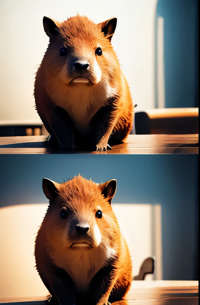 (A regal Capybara in jewelry 