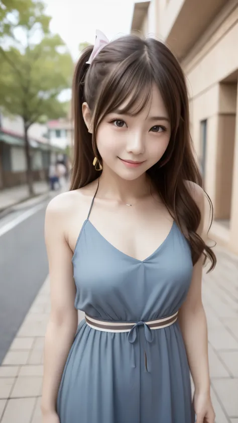 bright表情、Photorealistic:1.32、highest quality、超A high resolution、最も美しい日本のgirlの写真、Cute and beautiful face details、Small Face、(Purelos Face_V1:0.008)、美しいbangs、14 years old、Radiant, fair, glowing skin、Hair gets tangled in the face、girl１people、顔まで伸びるbangs、bangs...