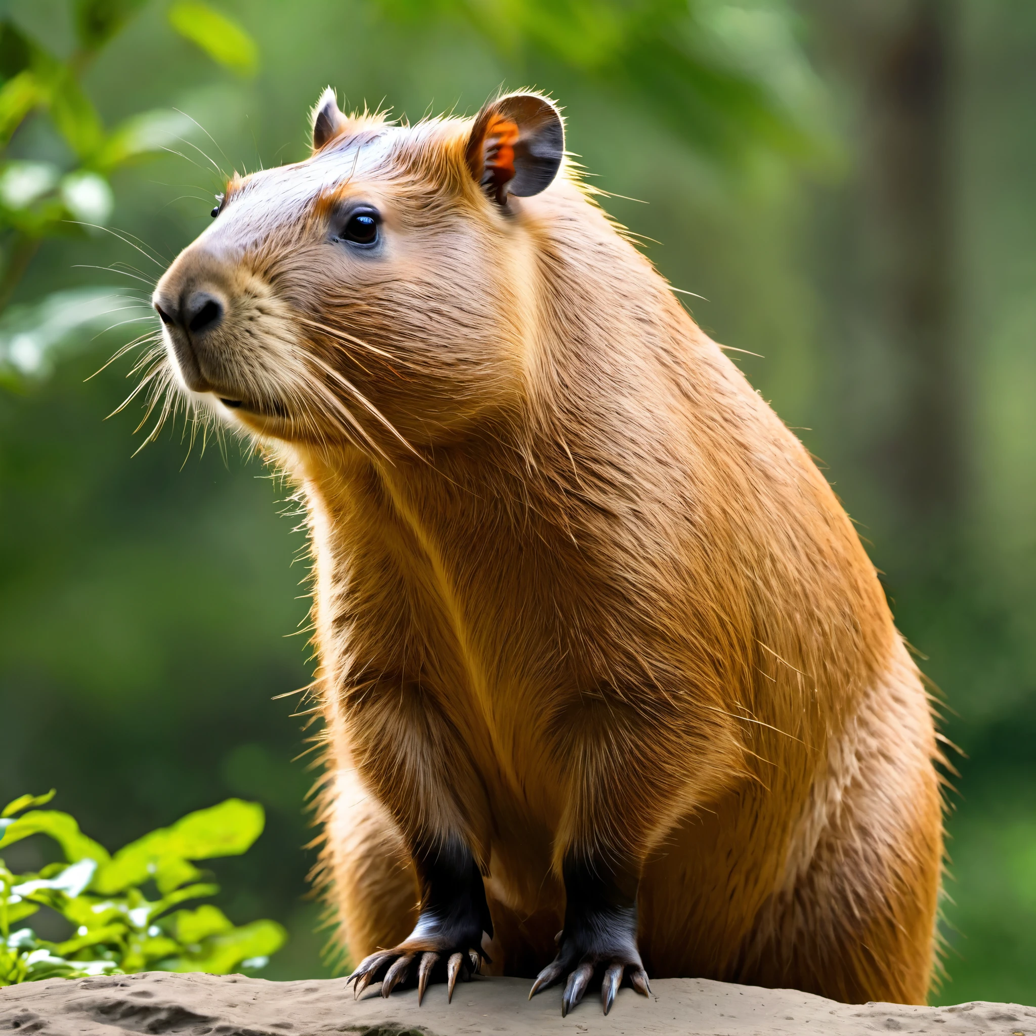 A Capybara, (capybara),fullbody, full body, (masterpiece, best quality:1.2)