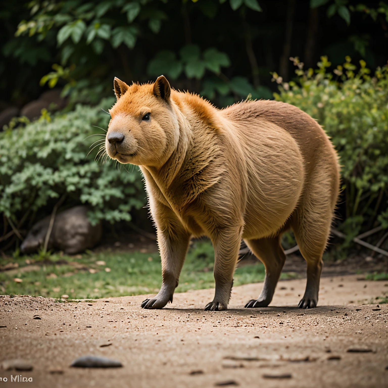 A Capybara, (capybara),fullbody, full body, (masterpiece, best quality:1.2)