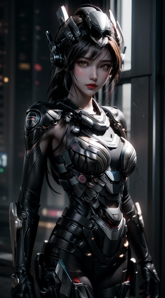 （full bodyesbian:1.3），((best qualtiy)), ((tmasterpiece)), (the detail:1.4), A beautiful cyberpunk girl,（scutes:1.3），Machinary，sci-fy，（Transparent sci-fi glasses:1.2），hdr（HighDynamicRange）,Ray traching,NVIDIA RTX,Hyper-Resolution,Unreal 5,Subsurface scattering、PBR Texture、post-proces、Anisotropy Filtering、depth of fieldaximum definition and sharpnesany-Layer Textures、Albedo e mapas Speculares、Surface coloring、Accurate simulation of light-material interactions、perfectly proportions、rendering by octane、Two-colored light、Low ISO、White balance、the rule of thirds、8K raw data、