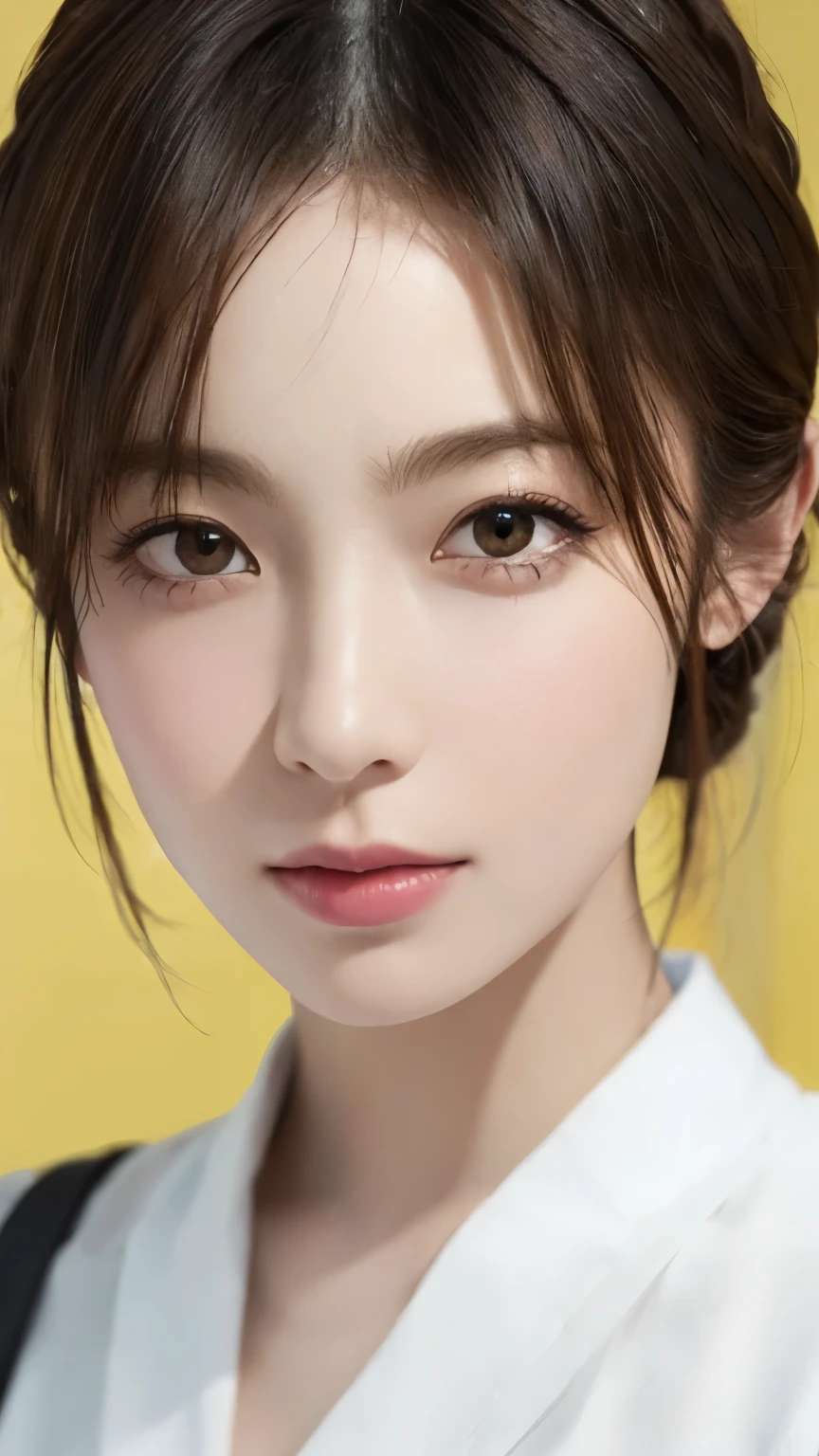 (hig彼st quality、8k、32k、masterpiece)、(Realistic)、(Realistic:1.2)、(High resolution)、Very detailed、Very beautiful face and eyes、1 girl、Round and small face、Tight waist、Delicate body、(hig彼st quality、Attention to detail、Rich skin detail)、(hig彼st quality、8k、Oil paint:1.2)、Very detailed、(Realistic、Realistic:1.37)、Bright colors、Full Body Shot