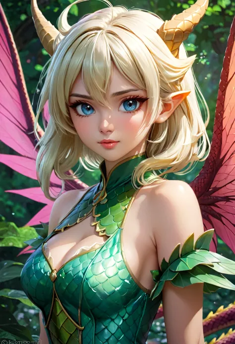 vintage anime girl with dragon wings, fantasy art style, extremely detailed artgerm, detailed digital anime art, anime fantasy i...