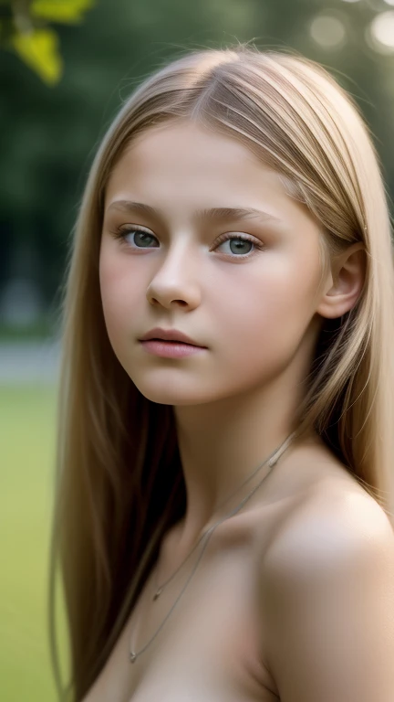 ((1 Russian Teenage Girl)), Graceful beauty, slim, , Soft Light, ((David Hamilton Style)), Close-up photo, masterpiece, 最high quality, Photorealistic, 8k, High resolution, Detailed skin, 8K Ultra HD, Digital SLR, Soft Lighting, high quality, Film Grain, Fujifilm XT3, whole body, naked, at the park