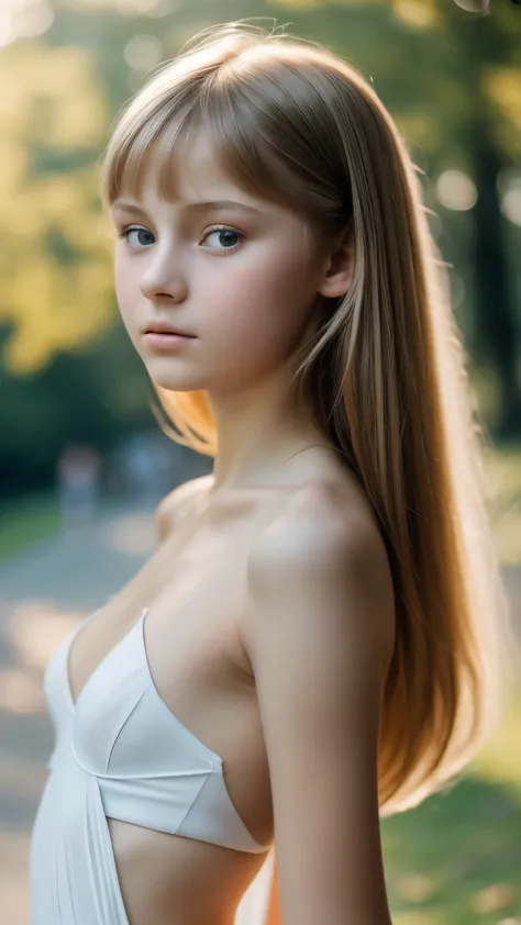 ((1 Russian Teenage Girl)), Graceful beauty, slim, , Soft Light, ((David Hamilton Style)), Close-up photo, masterpiece, 最high qu...