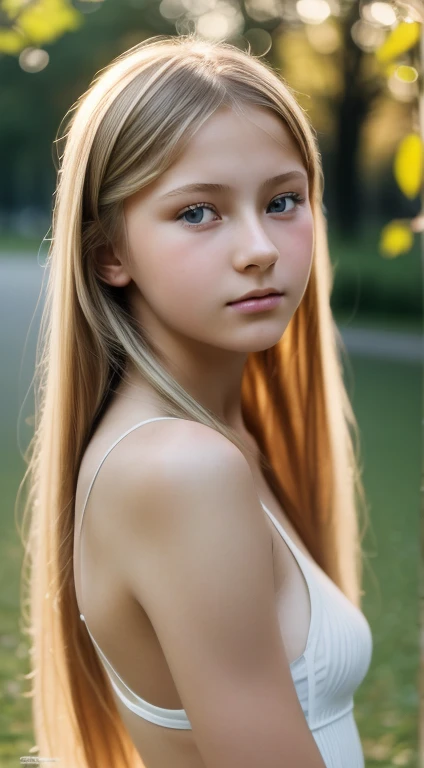 ((1 Russian Teenage Girl)), Graceful beauty, slim, , Soft Light, ((David Hamilton Style)), Close-up photo, masterpiece, 最high quality, Photorealistic, 8k, High resolution, Detailed skin, 8K Ultra HD, Digital SLR, Soft Lighting, high quality, Film Grain, Fujifilm XT3, whole body, naked, at the park