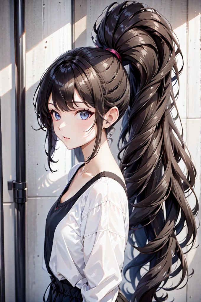 mega side ponytail