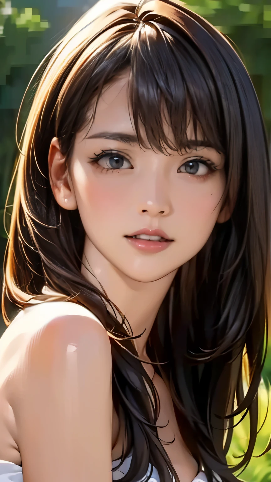 (highest quality、8k、32k、masterpiece)、(Realistic)、(Realistic:1.2)、(High resolution)、Very detailed、Very beautiful face and eyes、1 female、Tight waist、Delicate body、(highest quality、Attention to detail、Rich skin detail)、(highest quality、8k、Oil paint:1.2)、Very detailed、(Realistic、Realistic:1.37)、Bright colors