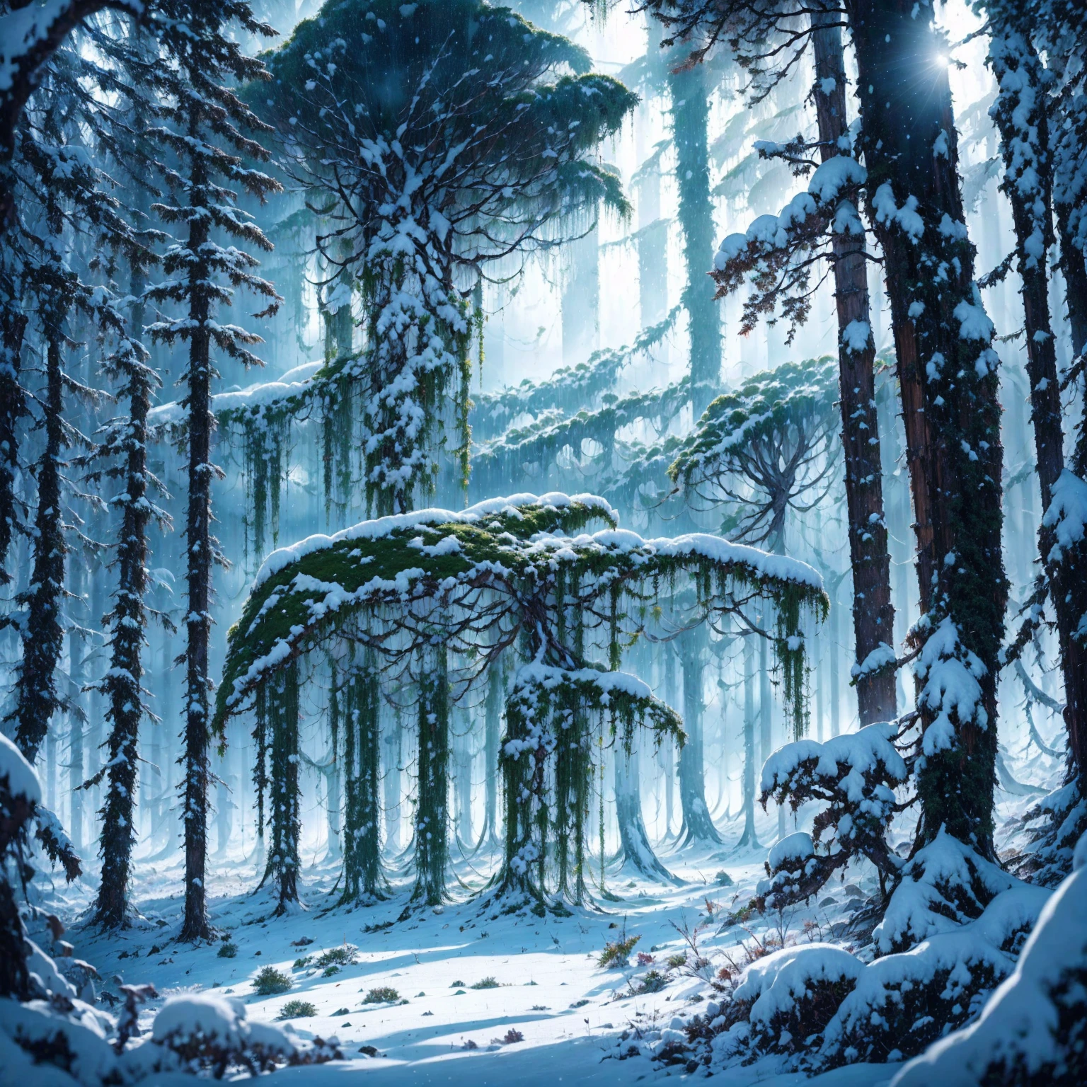 Snow forest, Jungle