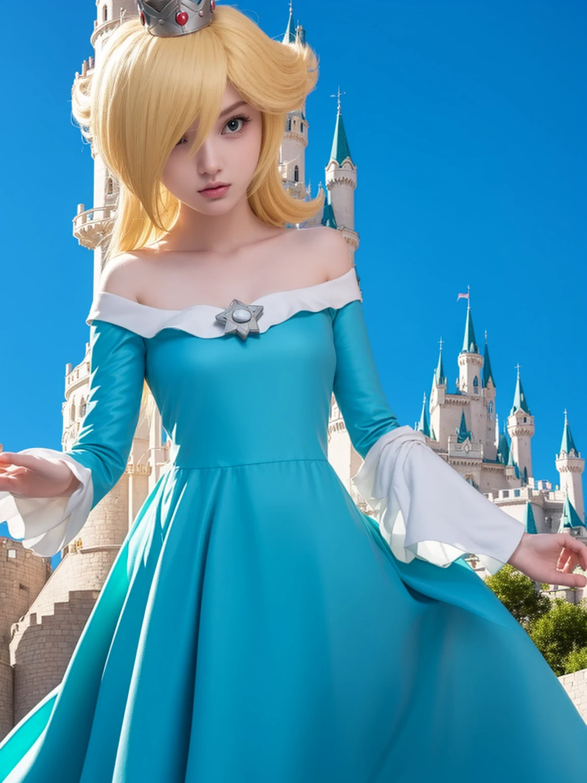 Super Mario Schloss Hintergrund, Super Mario World-Hintergrund, Prinzessin Rosalina