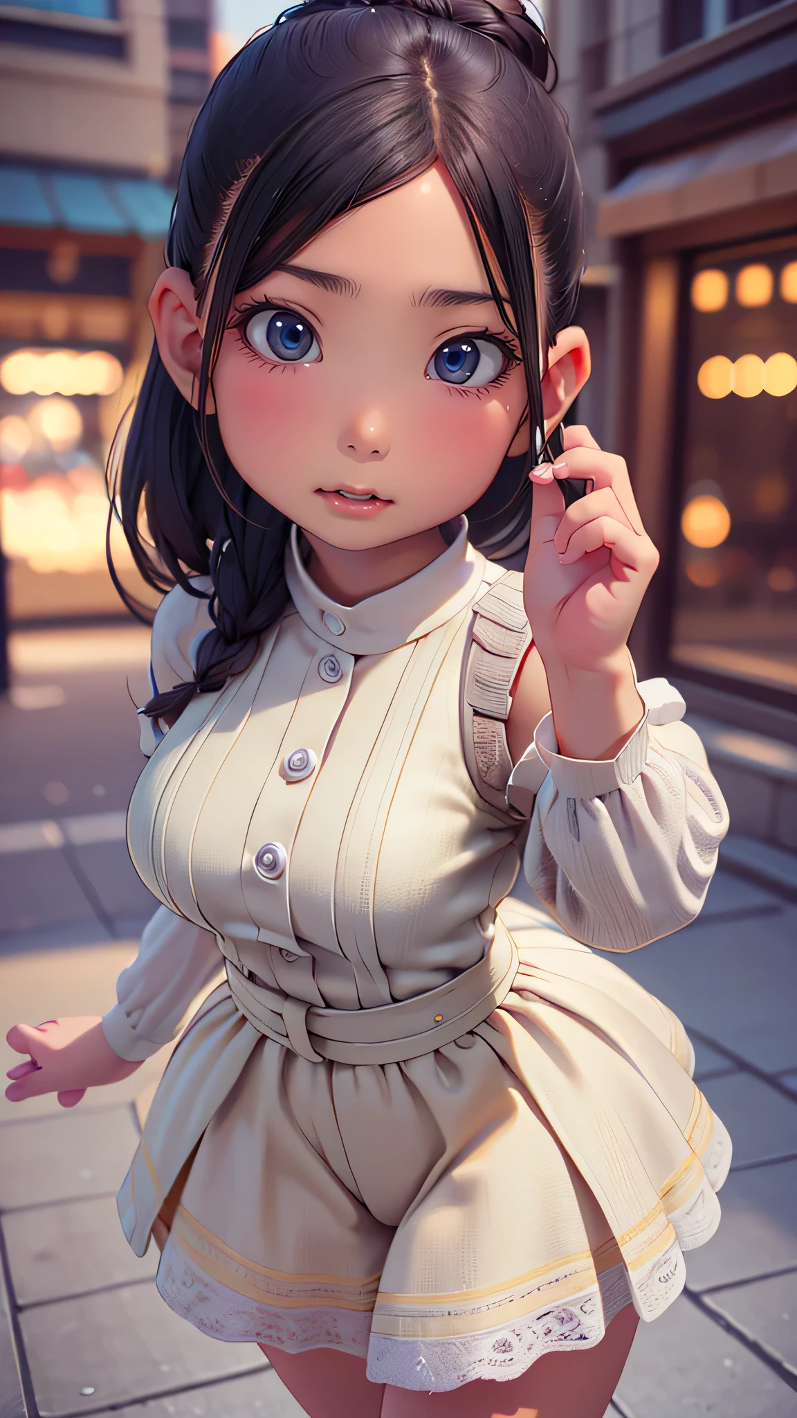 (random cute fashion),(random pose),(random hairstyle),(Highest image quality, (8K), Ultra-realistic, Best Quality, High quality, High Definition, high quality texture, high detailing, Beautiful detailed, fine detailed, extremely details CG, Detailed texture, realistic representation of face, masterpiece, presence)