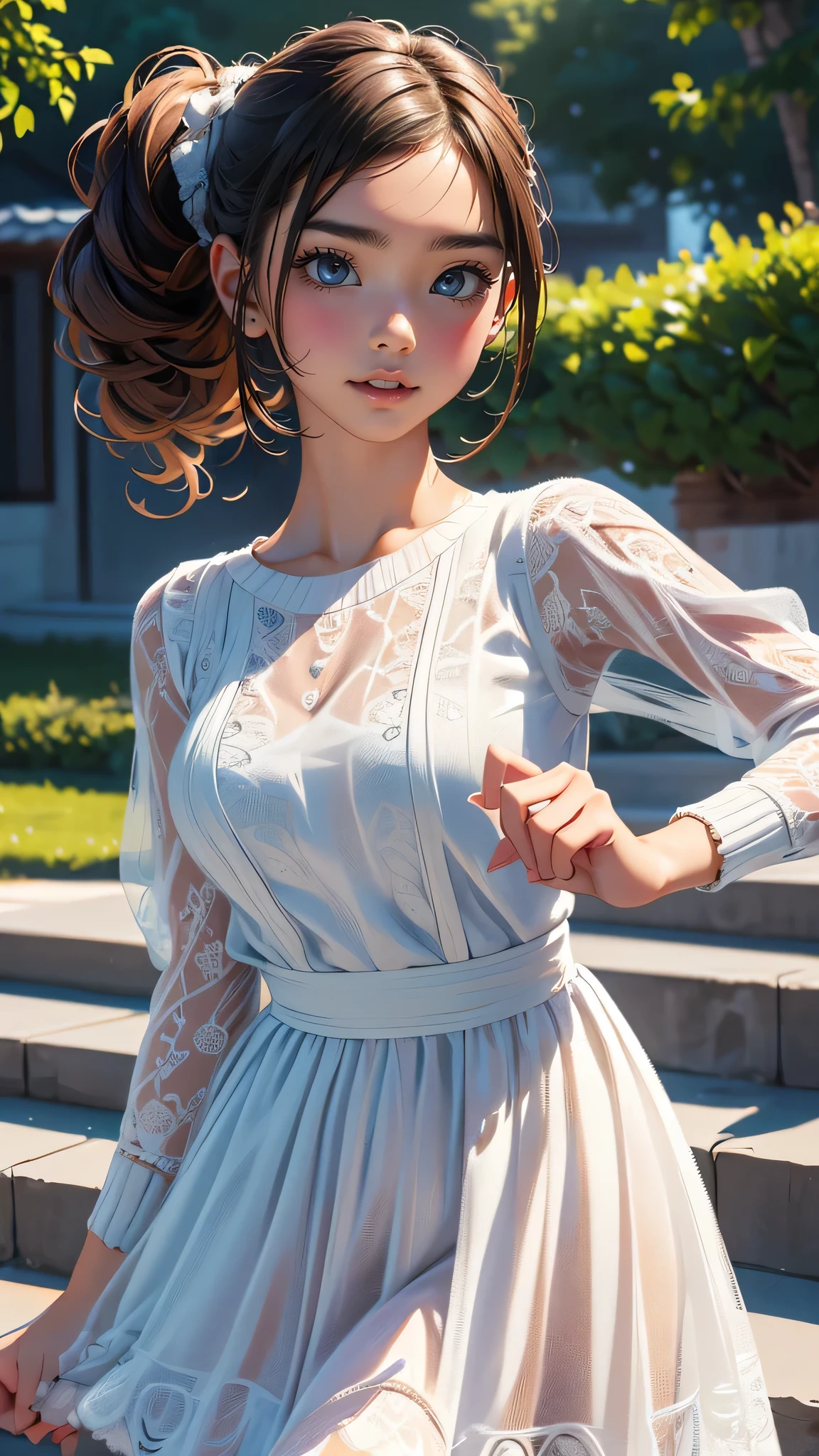 (random cute fashion),(random pose),(random hairstyle),(Highest image quality, (8K), Ultra-realistic, Best Quality, High quality, High Definition, high quality texture, high detailing, Beautiful detailed, fine detailed, extremely details CG, Detailed texture, realistic representation of face, masterpiece, presence)