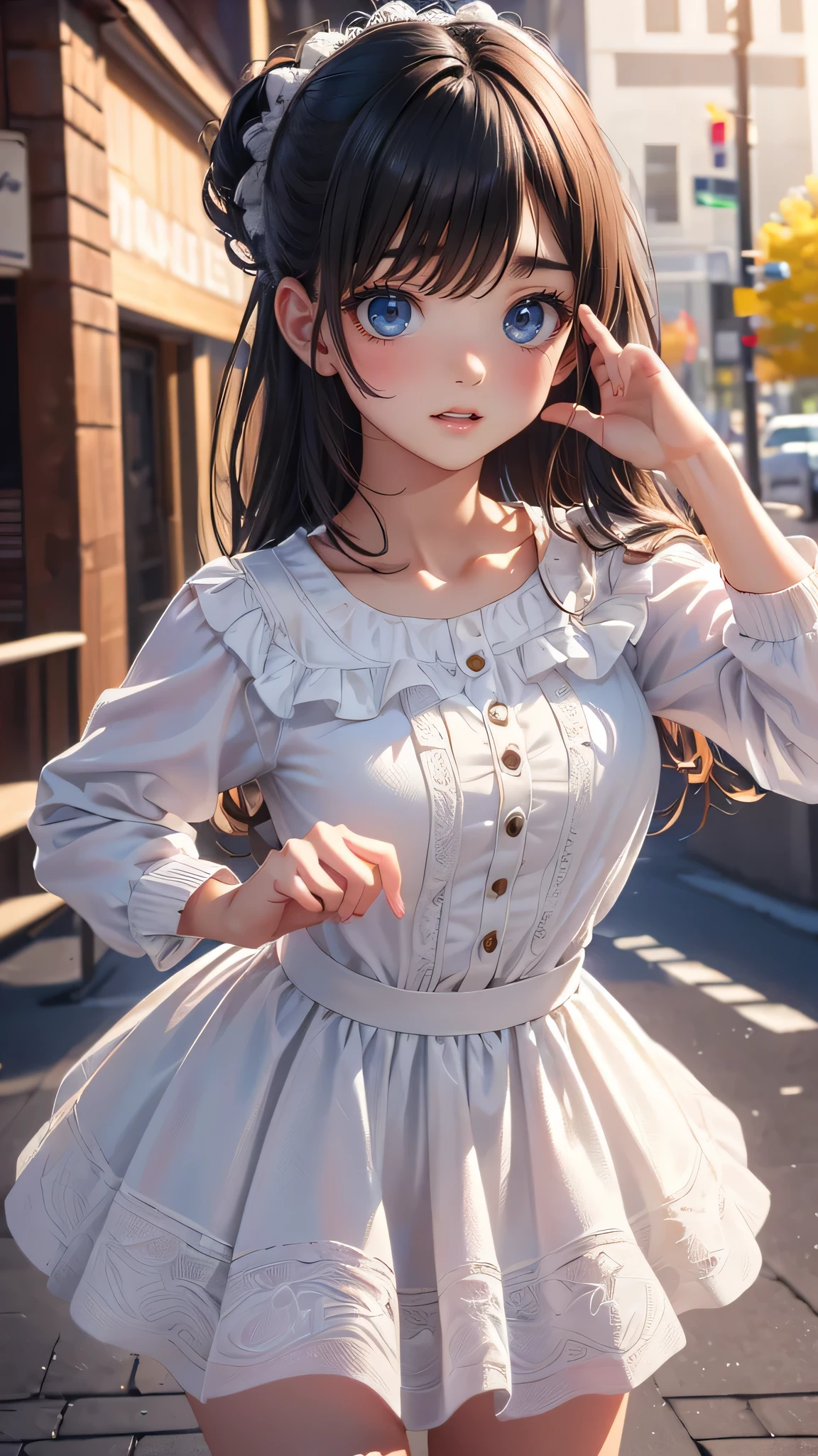 (random cute fashion),(random pose),(random hairstyle),(Highest image quality, (8K), Ultra-realistic, Best Quality, High quality, High Definition, high quality texture, high detailing, Beautiful detailed, fine detailed, extremely details CG, Detailed texture, realistic representation of face, masterpiece, presence)