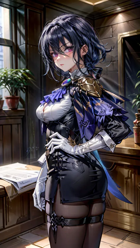 Perfect Lighting, extremely details CG, (Perfect hands, Perfect Anatomy),​masterpiece,1girl in, Clolinde \(GenshinImpact\),film ...
