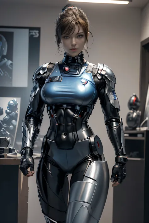 ((Russian People's Robocop - S2:1.1)), ultra-realistic, (masterpiece:1.3), (detailed:1.4), (photorealistic:1.5), Cybernetic Russ...