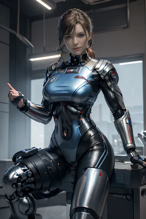((Russian People's Robocop - S2:1.1)), ultra-realistic, (masterpiece:1.3), (detailed:1.4), (photorealistic:1.5), Cybernetic Russ...