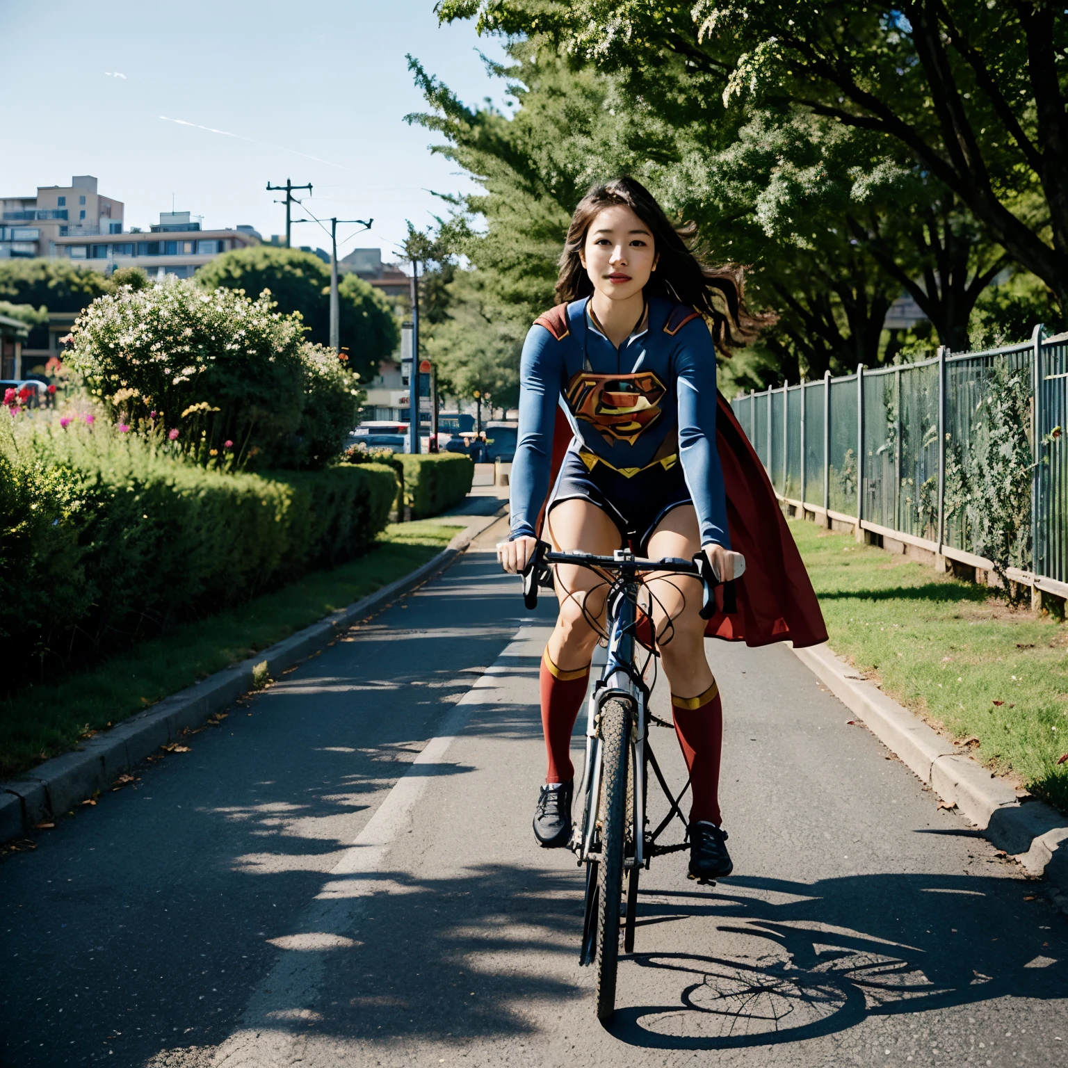 Supergirl、Bicycle commute、