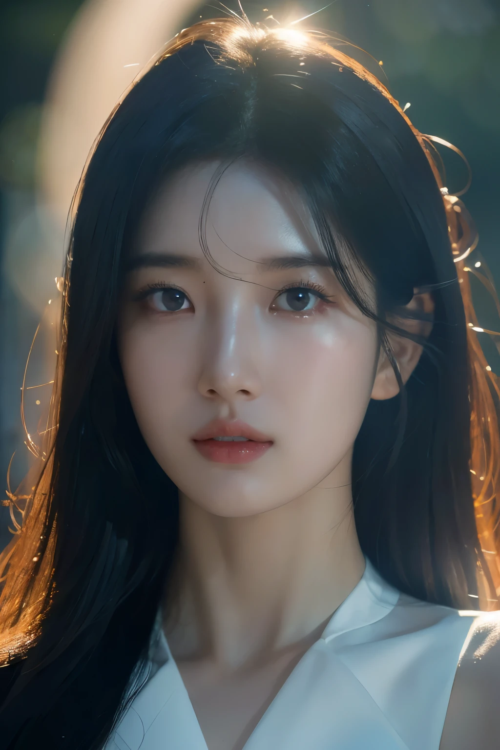 8k, masterpiece, RAW photo, best quality, photorealistic, extremely detailed CG unity 8k wallpaper, Depth of field, Cinematic Light, Lens Flare, Ray tracing, (extremely beautiful face, beautiful lips, beautiful eyes), intricate detail face, ((ultra detailed skin) 1Girl,Tyndall effect,light and shadow.