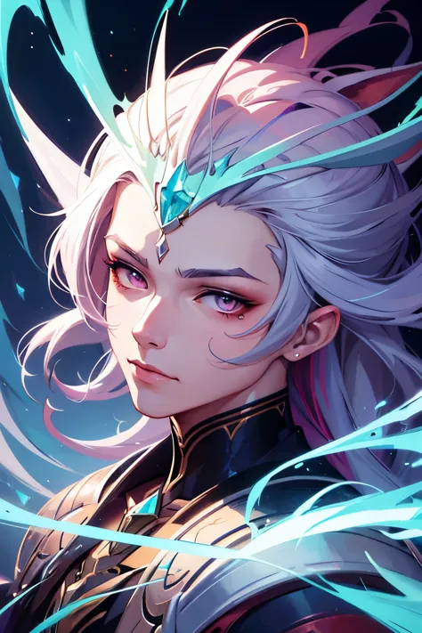 character, high resolution, digital art by loish + rossdraws + artgem + sandara, brush strokes, painterly, impressionist style, ...