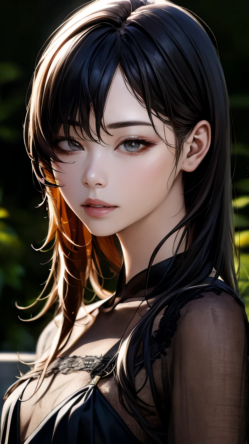 (hig彼st quality、8k、32k、masterpiece)、(Realistic)、(Realistic:1.2)、(High resolution)、Very detailed、Very beautiful face and eyes、1 girl、Delicate body、(hig彼st quality、Attention to detail、Rich skin detail)、(hig彼st quality、8k、Oil paint:1.2)、Very detailed、(Realistic、Realistic:1.37)、Bright colors、Full Body Shot、((Small eyes))