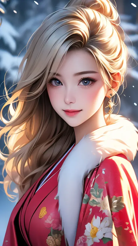 Highly detailed CG Unity 8k wallpaper, pretty girl, Mature blonde girl, Half Up,beautiful girl, Hot Maiden, Pale skin (super mas...
