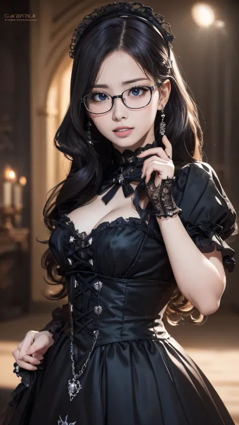 (random pose:1.2),gothic lolita dress,(random pose),(random hairstyle),(Highest image quality,(8K), Ultra-realistic, Best Qualit...