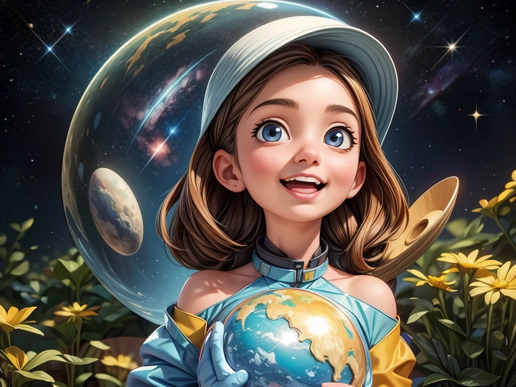 (best quality,4k,8k,highres,masterpiece:1.2),ultra-detailed,(realistic,photorealistic,photo-realistic:1.37),portraits,space,beautiful detailed eyes,beautiful detailed lips,extremely detailed eyes and face,longeyelashes,A girl and a Shiba Inu in space,cosmic landscape,deep space,sparkling stars,colorful nebulas,majestic galaxy,futuristic spacesuits,zero gravity,ethereal glow,interstellar adventure,vibrant colors,stellar backdrop,serene expression,exploring the unknown,astral beings,breathtaking view,outer space duo,peaceful coexistence,lunar terrain,solar system,interplanetary journey,stardust,space exploration,harmonious bond,starry-eyed wonders,distant constellations,dog's playful curiosity,limitless possibilities,celestial harmony,cosmic companions