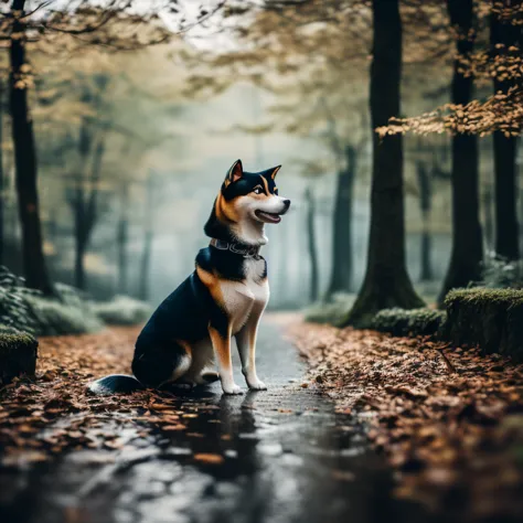 a Shiba Inu, (masterpiece, best quality, Professional, perfect composition, very aesthetic, absurdres, ultra-detailed, intricate...