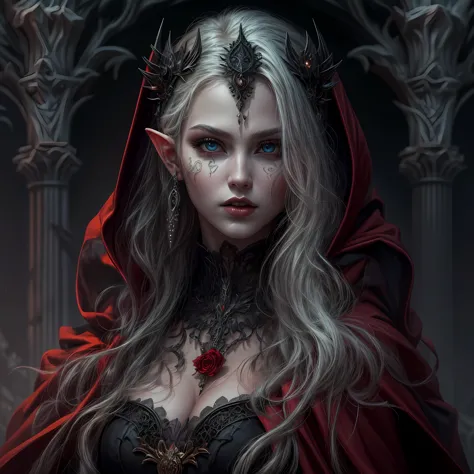 fantasy art, gothic art, (masterpiece:1.5), full body best details, highly detailed, best quality, glowing red, highres, full bo...