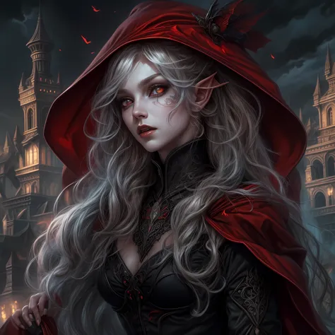 fantasy art, gothic art, (masterpiece:1.5), full body best details, highly detailed, best quality, Glowing Red, highres, full bo...