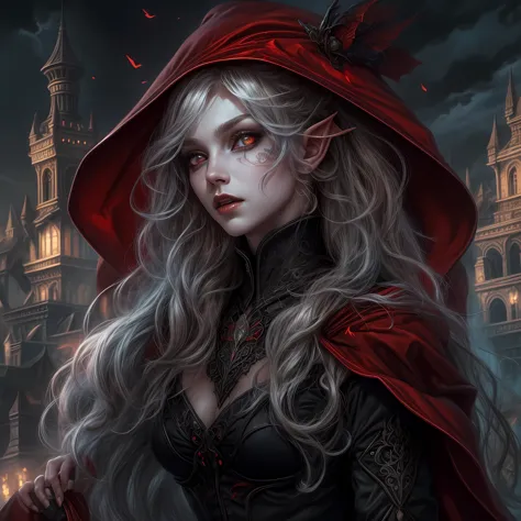 fantasy art, gothic art, (masterpiece:1.5), full body best details, highly detailed, best quality, glowing red, highres, full bo...