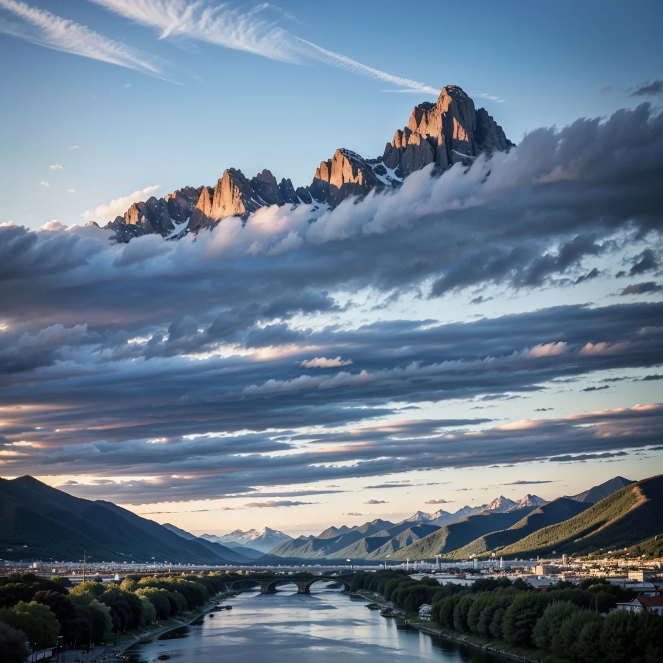 ((Fondo de pantalla de paisaje animado: 1.2, ancho 672, hermoso arte UHD 4K: 0.8), (animado country landscape, animado nature, animado), animado cloud, obra de arte del paisaje, paisaje épico), (animado style art style, paisaje detallado, hermosas nubes esponjosas: 1.2, paisaje de fondo), bien iluminado, imagen brillante (campo, una pintura de montañas y ríos, animado theme), )  