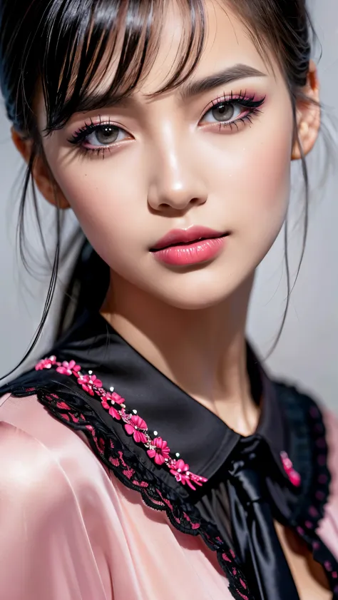 super realistic eyes、fashion model 24 years old, cute, [[[[moist eyes]]]], [[[[closeup]]]], [[[[chest]]]], [[[[neck]]]], [[[[sho...