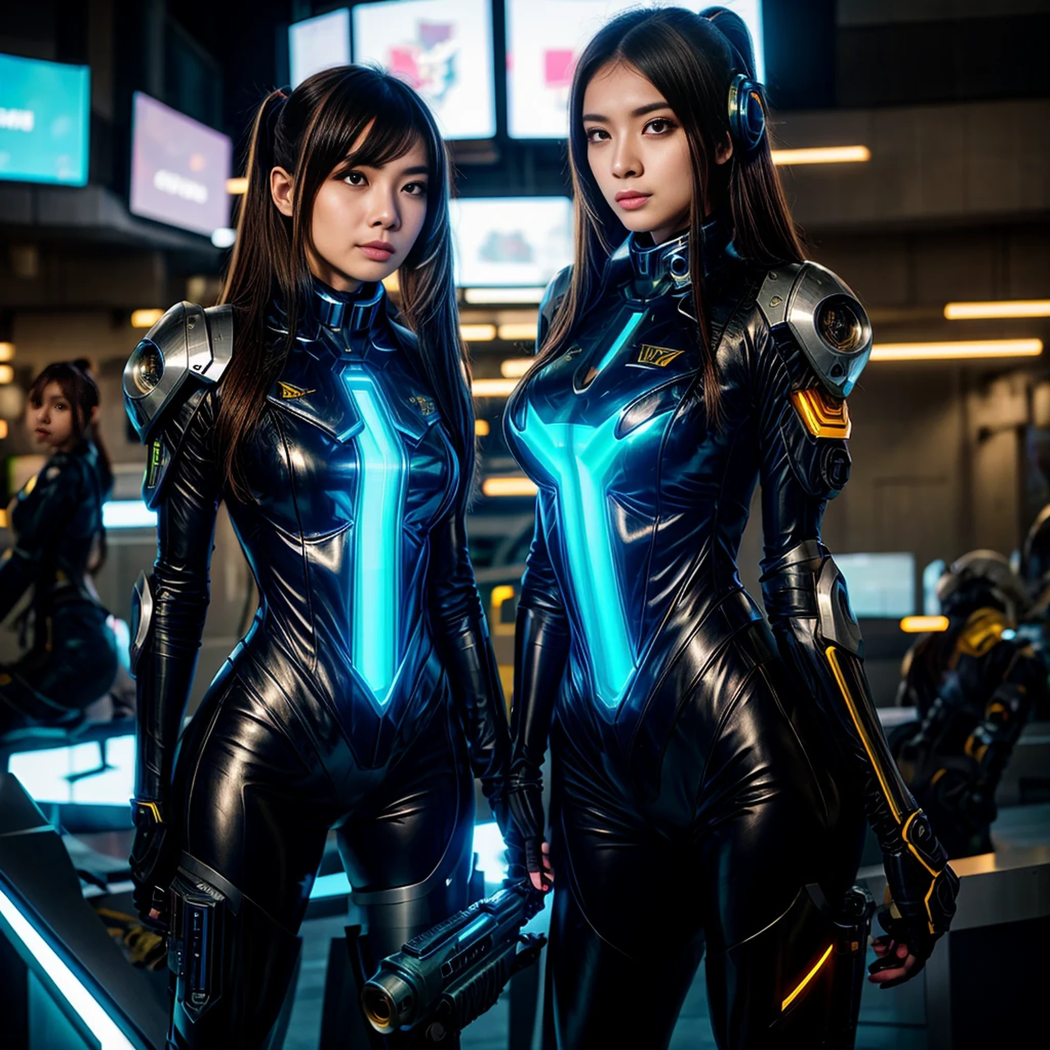 หญิงอาราฟเฟ่ในชุดสูทแห่งอนาคตพร้อมปืนอยู่ในมือ, หญิงสาวในชุดเกราะเมชาไซเบอร์, สาวทหารยานยนต์, cgsociety และ fenghua zhong, สาวหุ่นยนต์ที่สมบูรณ์แบบ, cute สาวไซบอร์ก, หุ่นยนต์สาวอะนิเมะ cyberpunk, เมชาหญิง, ไซบอร์กสาวสวย, สาวไซบอร์ก, วอยเต็ก ฟัส, ภาพสาวนักบินอวกาศหุ้มเกราะ, เด็กหญิงวาลคิรียานยนต์