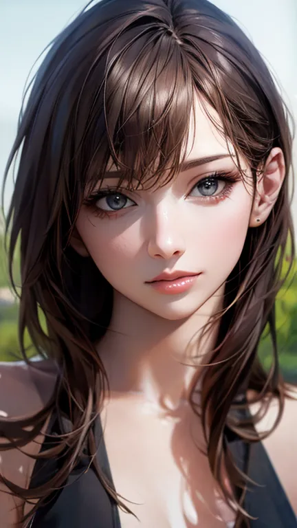 (hig彼st quality、8k、32k、masterpiece)、(realistic)、(realistic:1.2)、(high resolution)、very detailed、very beautiful face and eyes、1 g...